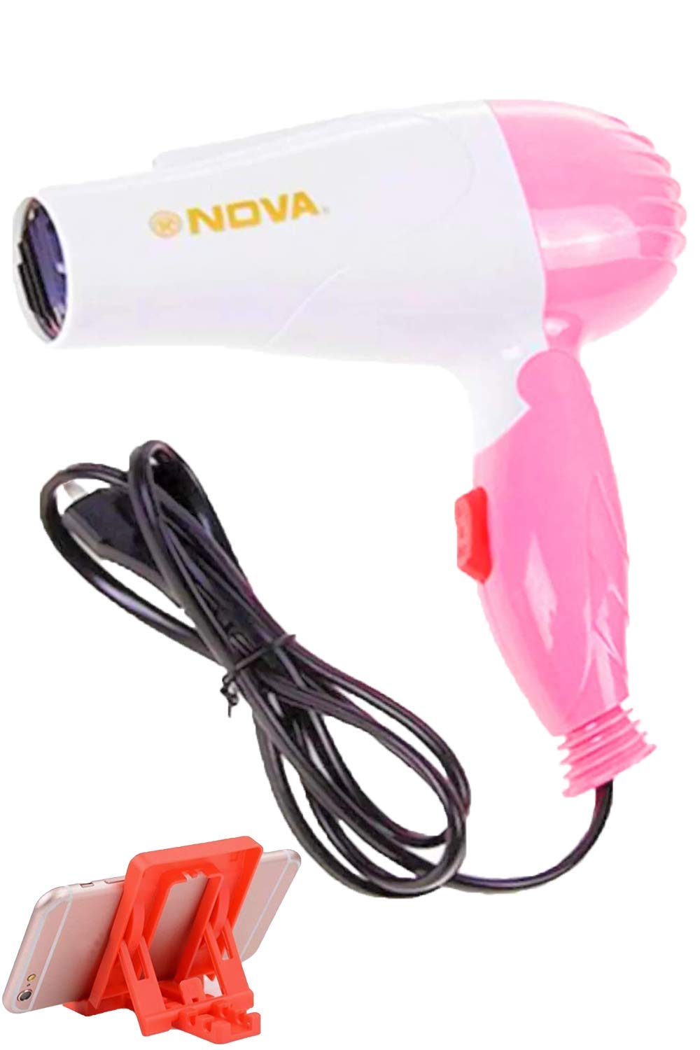 SlideNBuy 1000w Nova 1290 Professional Electric Foldable Hair Dryer With 2 Speed Control hair dryer for men and women