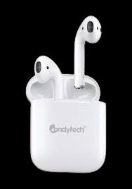 Candytech AirCandy Bluetooth Earbuds(White)