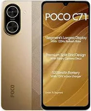 POCO C71 ( 128 GB) (6 GB RAM)